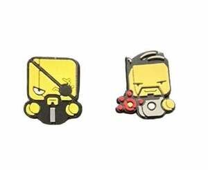 Marvel Superhero Shoe Charms Nick Fury and Tony Stark